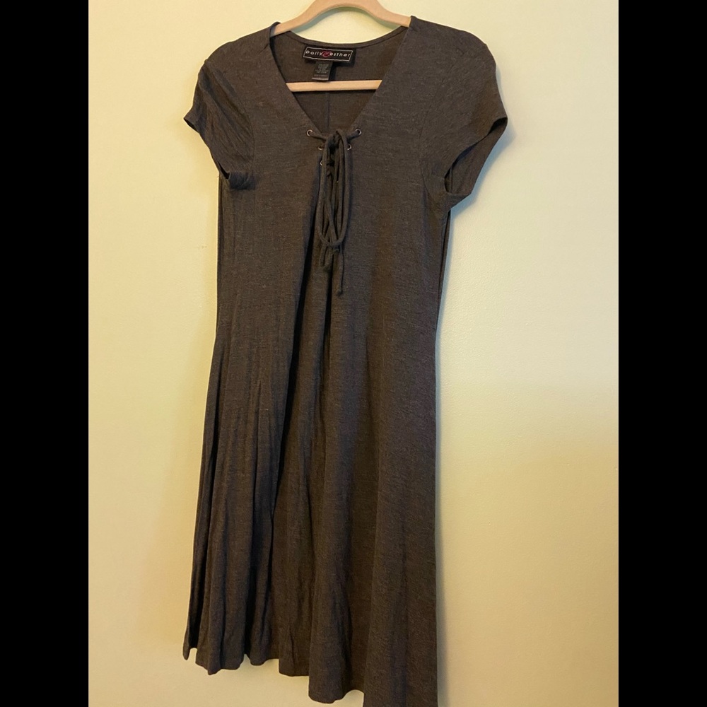 Gray T-Shirt Dress